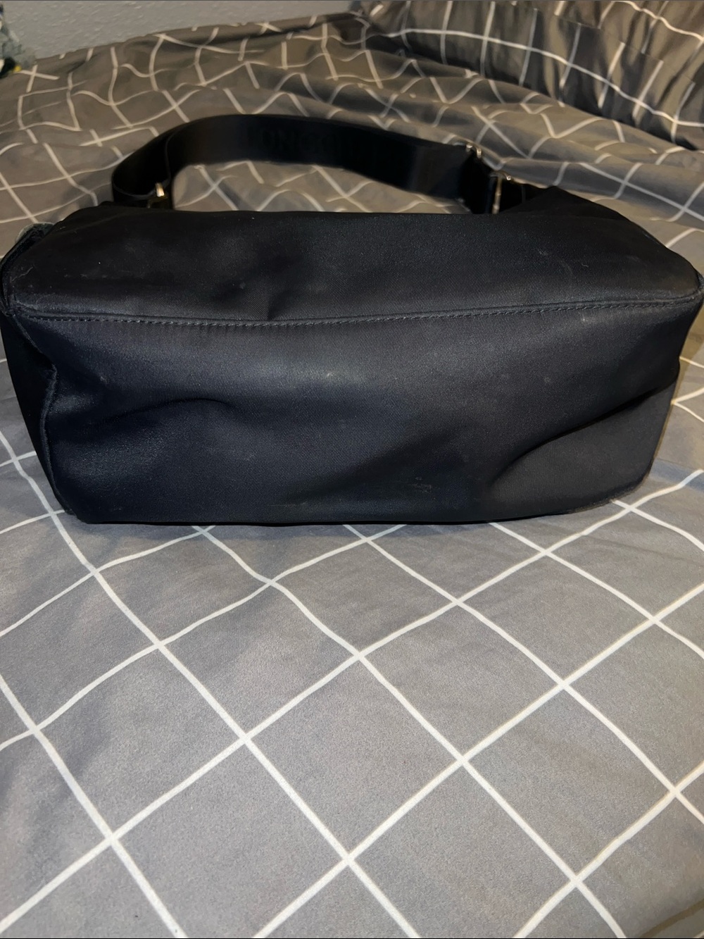 Longchamp Black Nylon Hobo Shoulder Bag - Picture 3 of 13
